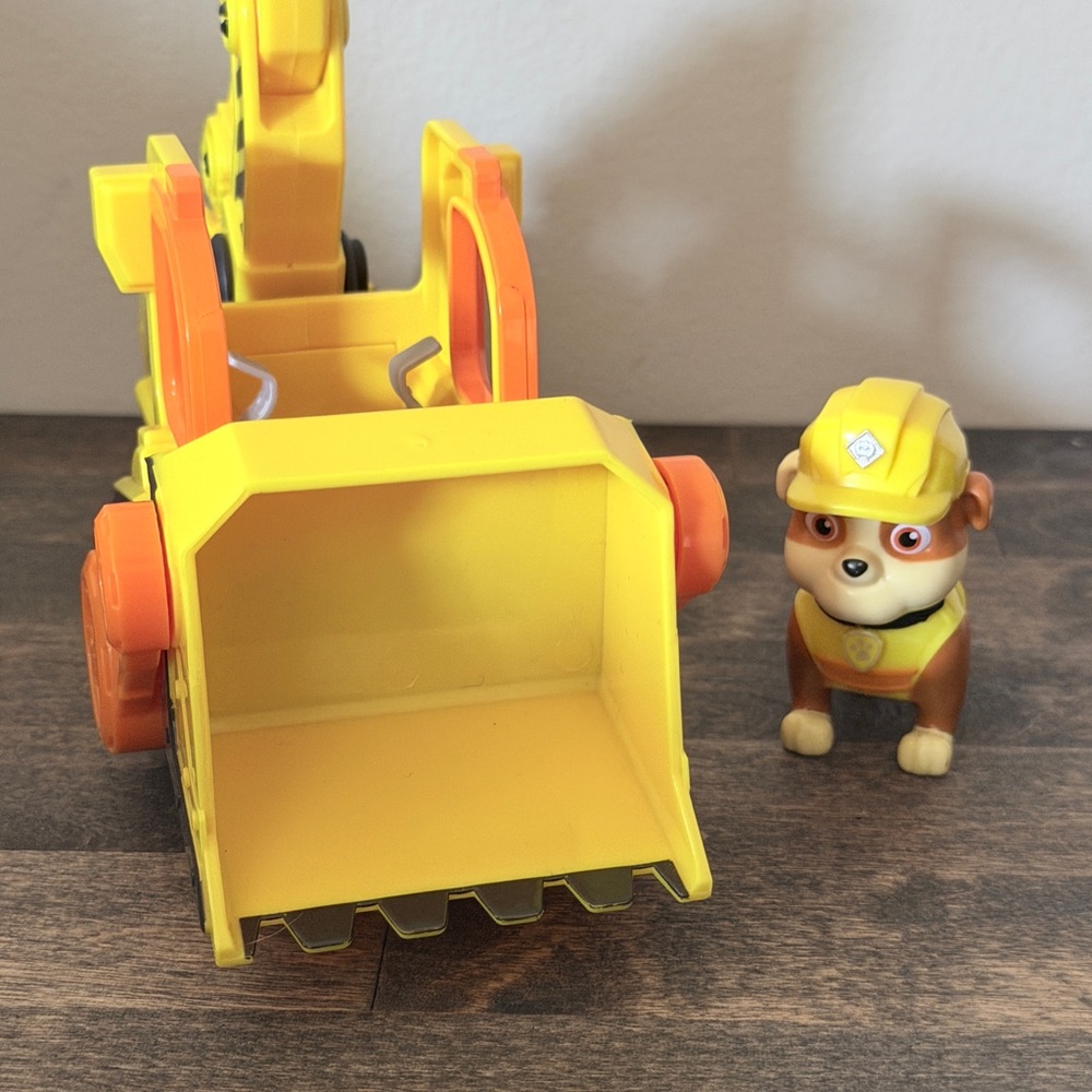 Paw Patrol Yellow and Orange Construction Loader with Rescue Pup